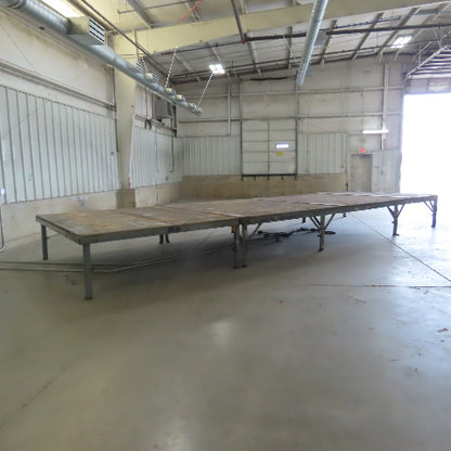 336-1/2" Long x 108" Wide Steel Frame Work Bench Assembly Weld Table 31" Tall