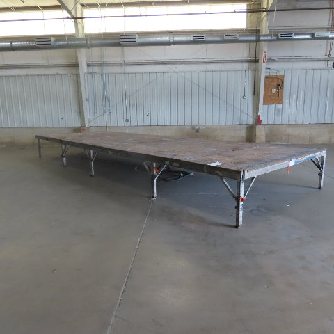 336-1/2" Long x 108" Wide Steel Frame Work Bench Assembly Weld Table 31" Tall