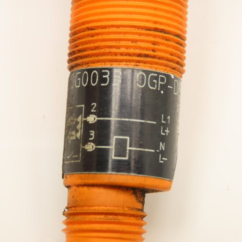 IFM OG0033 OGP-DBOA/LS Retroreflective Sensor 20-250V AC/DC
