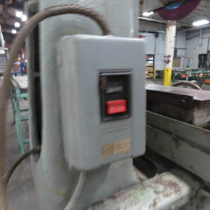 Abrasive Machine Tool Co. No.1-1/2 Manual Surface Grinder 1HP 220/440V 3Ph