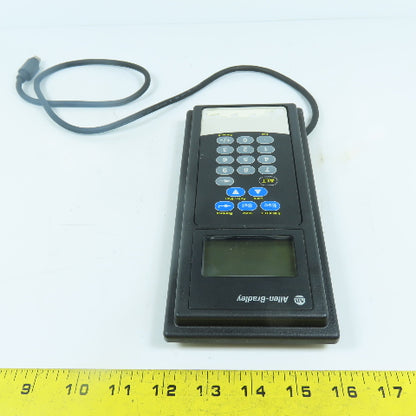 Allen Bradley 20-HIM-C5 Ser A Remote Programmer LCD F/W 3.003 W/ Cable
