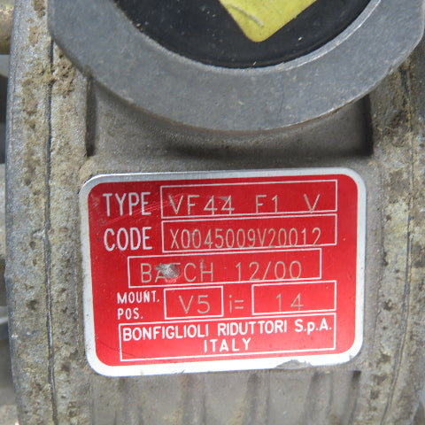 Siti VF44 F1 V 14:1 Ratio Gear Reducer