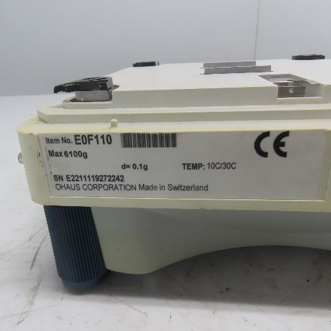 Ohaus E0F110 Explorer Digital Balance Scale d=0.1g Max 6100g