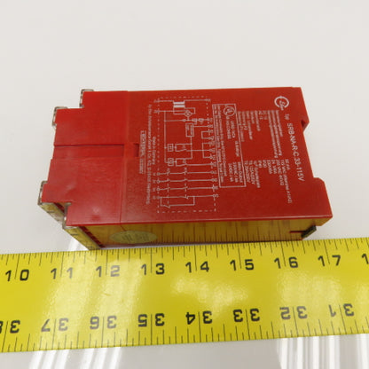 Elan Schmersal SRB-NA-R-C.33-115V 2 Channel Safety Relay 115/250VAC