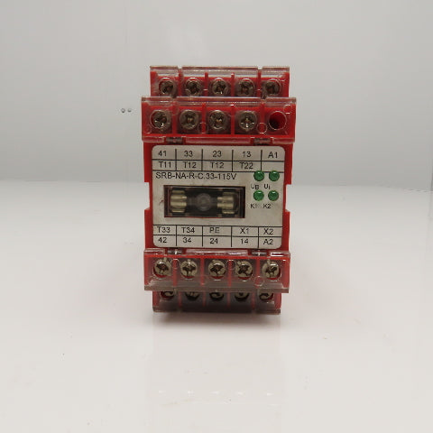 Elan Schmersal SRB-NA-R-C.33-115V 2 Channel Safety Relay 115/250VAC