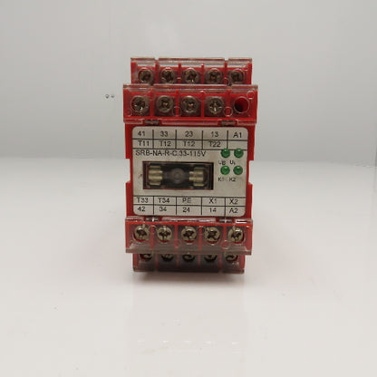Elan Schmersal SRB-NA-R-C.33-115V 2 Channel Safety Relay 115/250VAC
