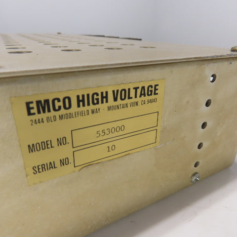 Emco High Voltage 553000 Microtest Power Supply