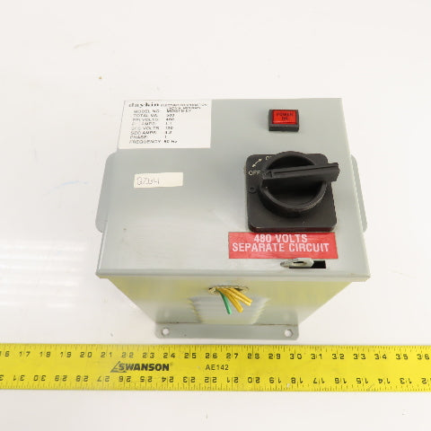 Daykin MDGTB-07 500VA Transformer Disconnect Combo Pri 480V Sec 120V 1PH 60HZ