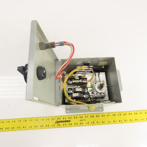 Daykin MDGTB-07 500VA Transformer Disconnect Combo Pri 480V Sec 120V 1PH 60HZ