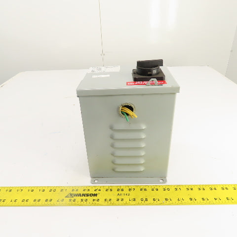 Daykin MDGTB-07 500VA Transformer Disconnect Combo Pri 480V Sec 120V 1PH 60HZ