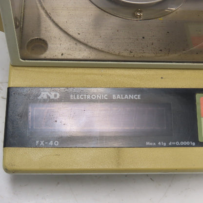 A & D FX-40 Electronic Balance Scale d=0.0001g Max 41g