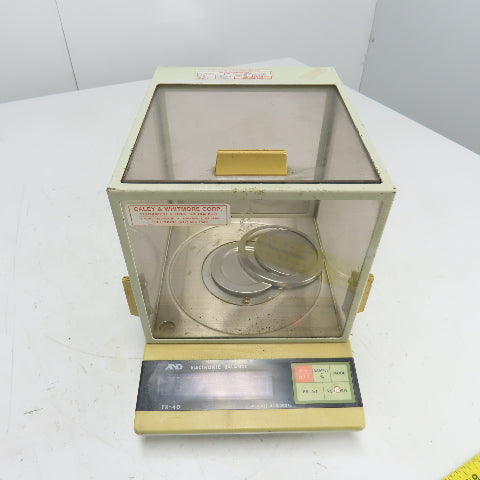 A & D FX-40 Electronic Balance Scale d=0.0001g Max 41g