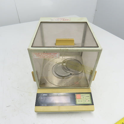 A & D FX-40 Electronic Balance Scale d=0.0001g Max 41g