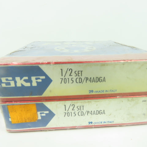 SKF 7015 CD/P4ADGA Super Precision Angular 1/2 Set Bearing 75mm x 115mm x 20mm