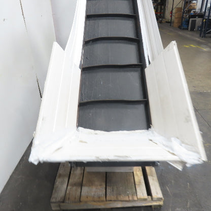 Titan 7' Long Incline Chip Conveyor 18" Belt 3Ph 230/460V 75" Discharge 35FPM