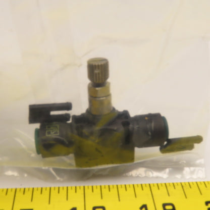 Parker XFC800-4 1/4" Push To Connect Inline Flow Control Valve