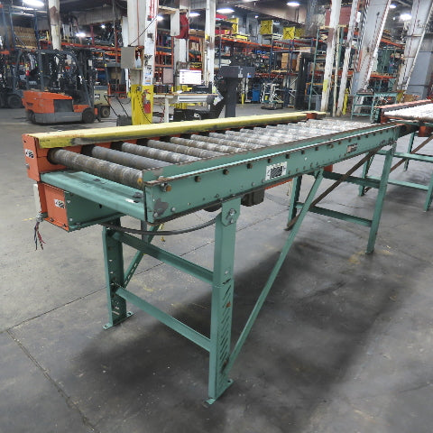 Roach 102" L x 23" W Chain Driven 2.5" Live Roller Conveyor 230/460V 18FPM