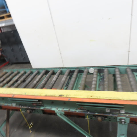 Roach 102" L x 23" W Chain Driven 2.5" Live Roller Conveyor 230/460V 18FPM