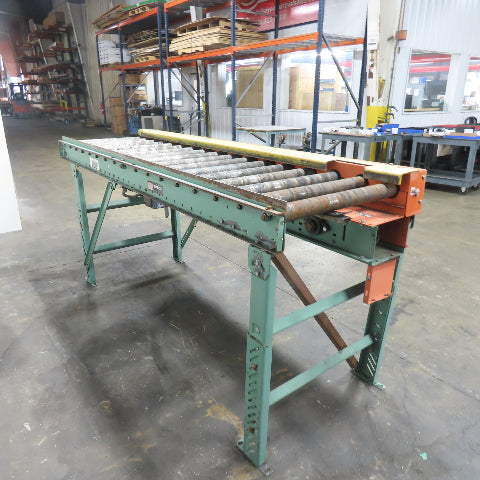 Roach 102" L x 23" W Chain Driven 2.5" Live Roller Conveyor 230/460V 18FPM