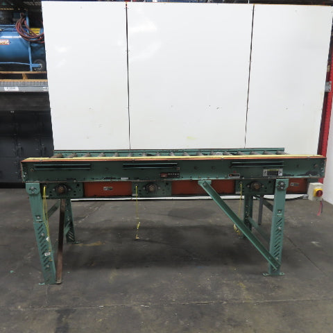 Roach 102" L x 23" W Chain Driven 2.5" Live Roller Conveyor 230/460V 18FPM