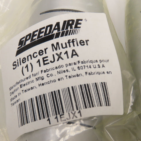 Speedaire 1EJX1A 1/2" NPT Air Exhaust Silencer Muffler Lot Of 2