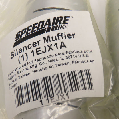 Speedaire 1EJX1A 1/2" NPT Air Exhaust Silencer Muffler Lot Of 2