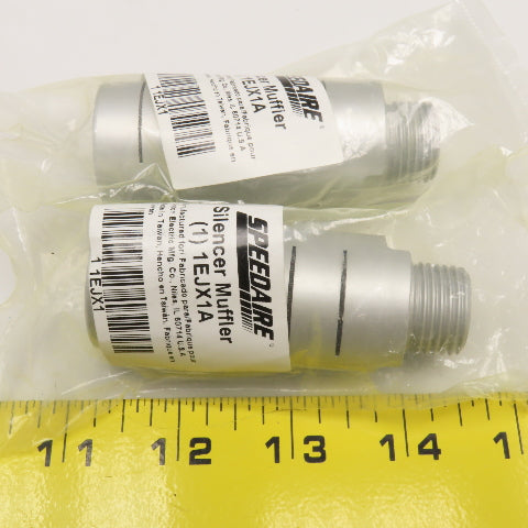Speedaire 1EJX1A 1/2" NPT Air Exhaust Silencer Muffler Lot Of 2
