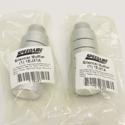 Speedaire 1EJX1A 1/2" NPT Air Exhaust Silencer Muffler Lot Of 2