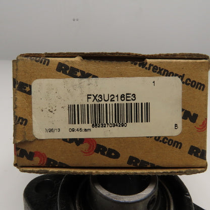 Rexnord FX3U216E3 1" Bore 2 Bolt Flange Mount End Bearing