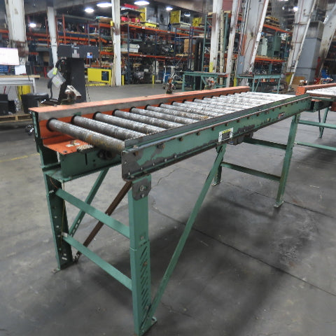 Roach 102" L x 25" W Chain Driven 2.5" Live Roller Conveyor 230/460V 18FPM
