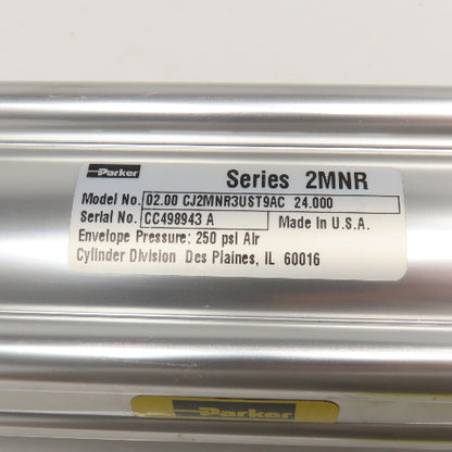 Parker 2.00 CJ2MNR3UST9AC 24.000 2" Bore 24" Stroke Non Rotating Air Cylinder