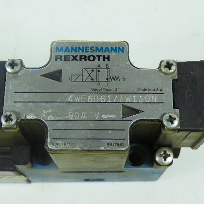 Rexroth 4WE6D61/EW110N Hydraulic Directional Control Valve 120V