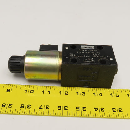Parker D1VW1FNJWL75 4/2 Position Single Solenoid Valve 24VDC