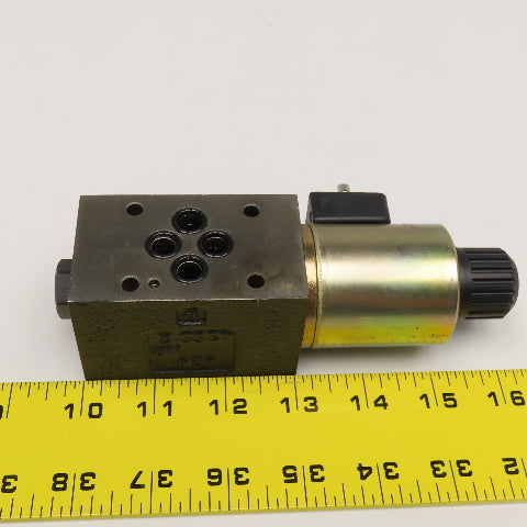Parker D1VW1FNJWL75 4/2 Position Single Solenoid Valve 24VDC