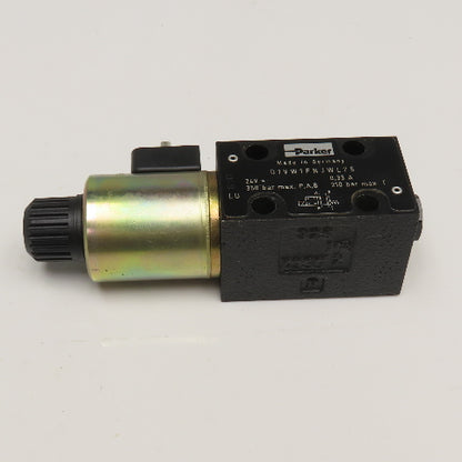 Parker D1VW1FNJWL75 4/2 Position Single Solenoid Valve 24VDC