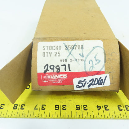 Danco 35878B 1-11/16 x 1-7/16 O-Rings #98 Lot Of 25