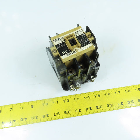 Mitsubishi SD-K65UR 65A Power Contactor 3Ph 600V 40HP 24VDC Coil