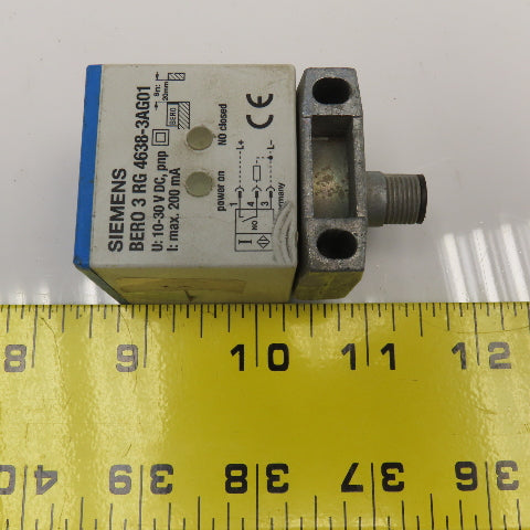 Siemens BERO 3 RG 4638-3AG01 10-30V DC Inductive Proximity Switch