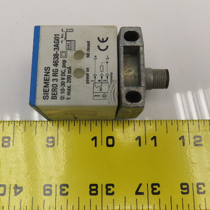 Siemens BERO 3 RG 4638-3AG01 10-30V DC Inductive Proximity Switch