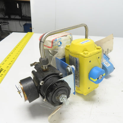 Jamesbury VRVL 100 SR4/5 B LT C-EZ001 1" Actuator W/ 1" Valve 7150O313600XTZ2