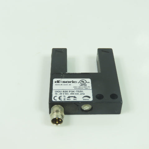 Di-Soric OGU 020 P3K-TSSL Fork Light Barrier 10-35VDC 200mA
