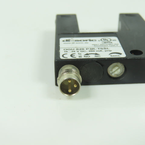 Di-Soric OGU 020 P3K-TSSL Fork Light Barrier 10-35VDC 200mA