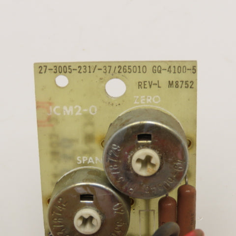 Johnson Controls JCM2-0 GQ-4100-5 Thermostat Circuit Board