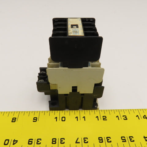 Mitsubishi UN-AX4 SR-N4 Contactor Relay 220V 16A W/ Auxiliary 120V 50/60Hz Coil