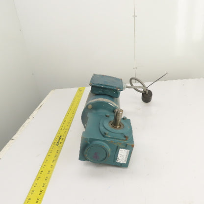 Dodge Tigear 60:1 Ratio 1/2HP Left Hand Gear Motor 230/460V 28.75RPM 767 Torq.