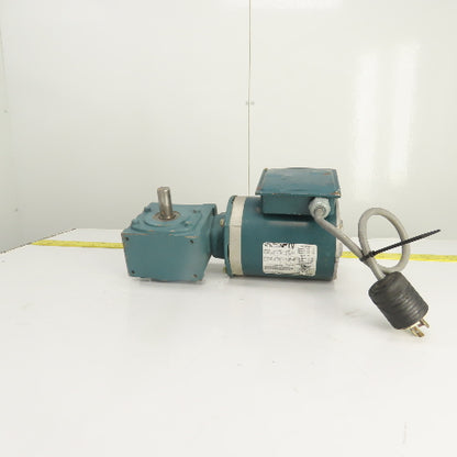 Dodge Tigear 60:1 Ratio 1/2HP Left Hand Gear Motor 230/460V 28.75RPM 767 Torq.