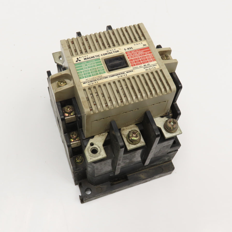Mitsubishi S-K95 660V 135A Magnetic Contactor 100-127V Coil