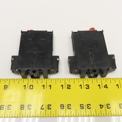 NFTCB1 15A 240VAC Push Button Reset Circuit Breaker Lot Of 2