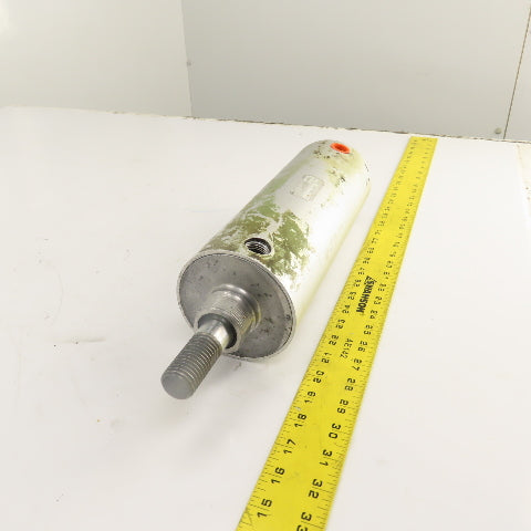 ARO 0340-1009-080 Double Acting Round Air Cylinder 8" Stroke 4" Bore 1" Rod
