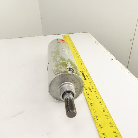 ARO 0340-1009-080 Double Acting Round Air Cylinder 8" Stroke 4" Bore 1" Rod